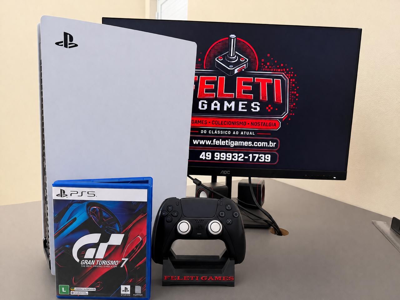 PlayStation 5 FAT com Leitor, OPORTUNIDADE, + GT7. - Imagem 2