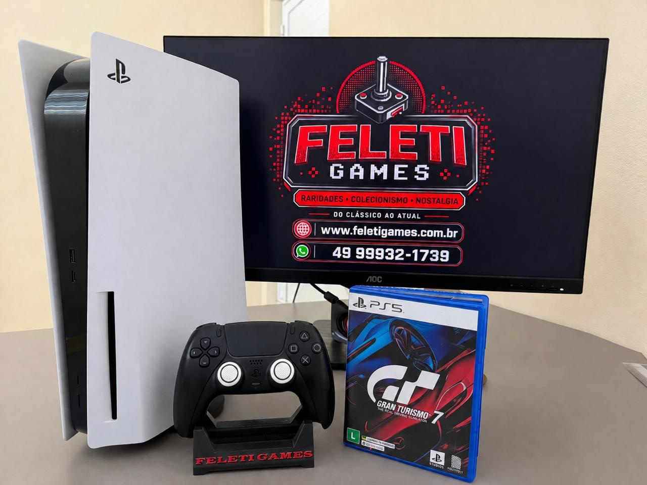 PlayStation 5 FAT com Leitor, OPORTUNIDADE, + GT7. - Imagem 3