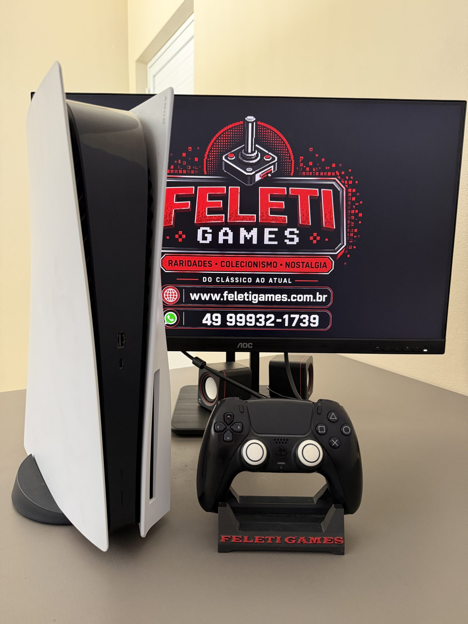 PlayStation 5 FAT com Leitor, OPORTUNIDADE, + GT7.