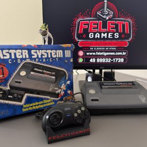 Master System com caixa. OPORTUNIDADE.