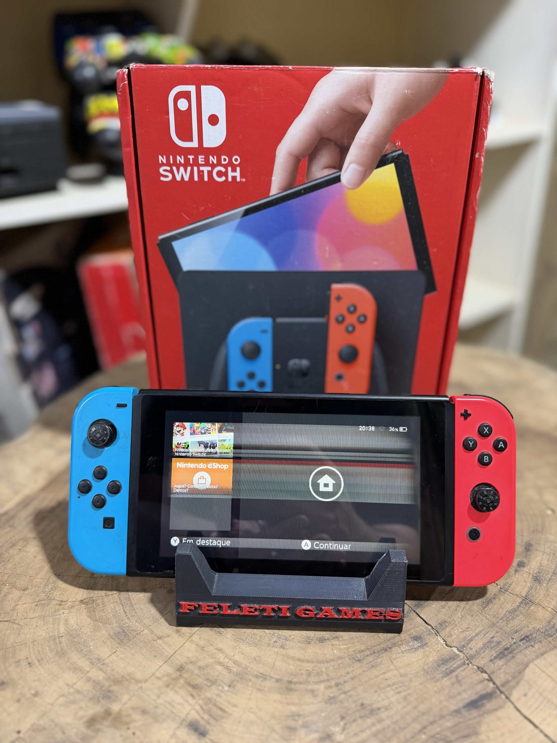 Nintendo Switch DESBLOQUEADO com tela polarizada. - Imagem 3
